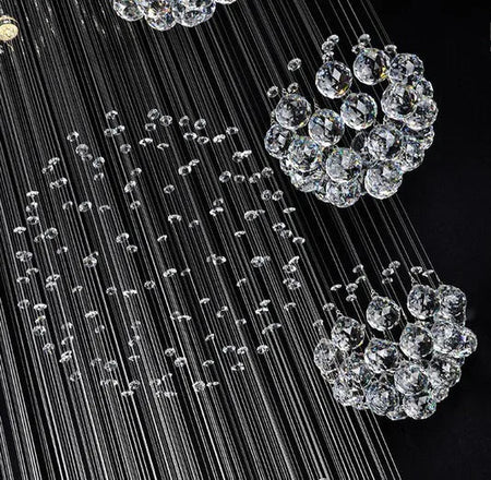 Luminaire Lustre design aérien en cristal – Référence : Marisol8234-ILLUMEEN.COM