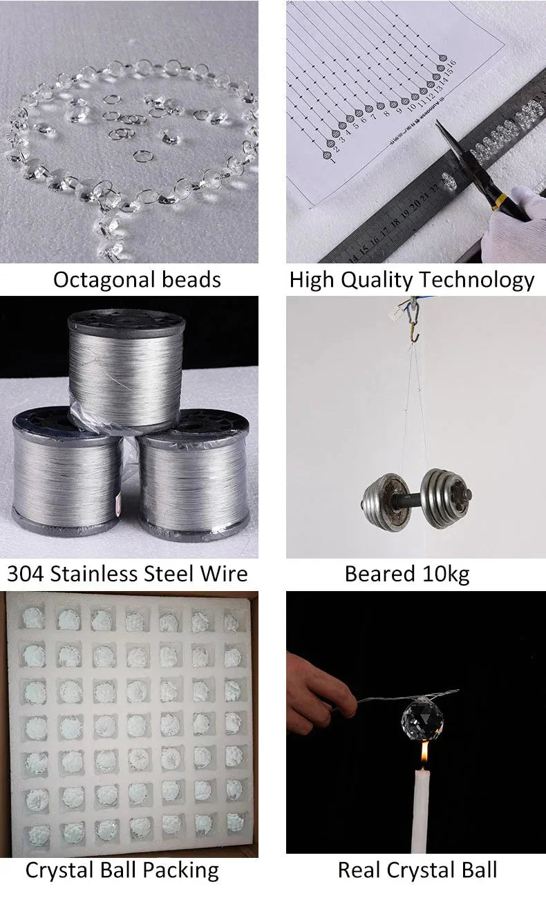 Luminaire Lustre design aérien en cristal – Référence : Marisol8234-ILLUMEEN.COM