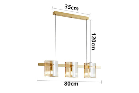 Luminaire Suspension design contemporain en métal – Référence : Cybèle1453-ILLUMEEN.COM