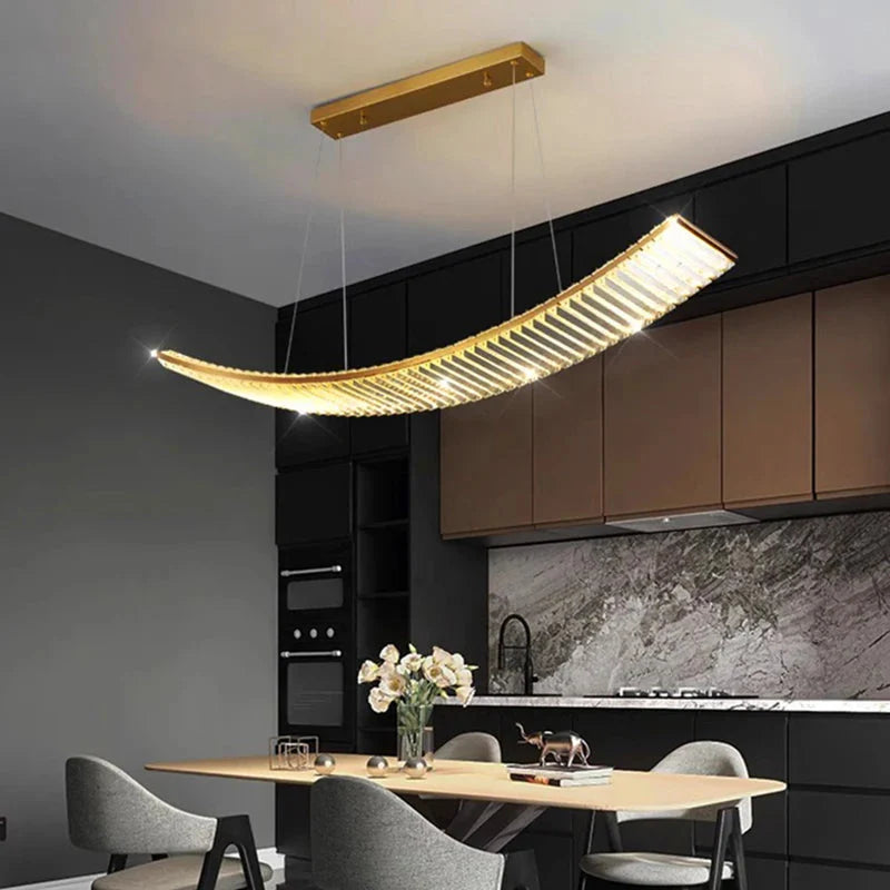 Luminaire Suspension design moderne en cristal – Référence : Mylène4823-ILLUMEEN.COM