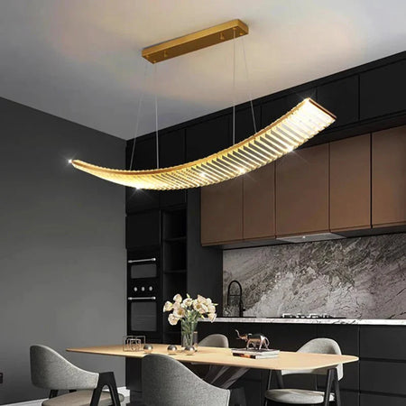 Luminaire Suspension design moderne en cristal – Référence : Mylène4823-ILLUMEEN.COM