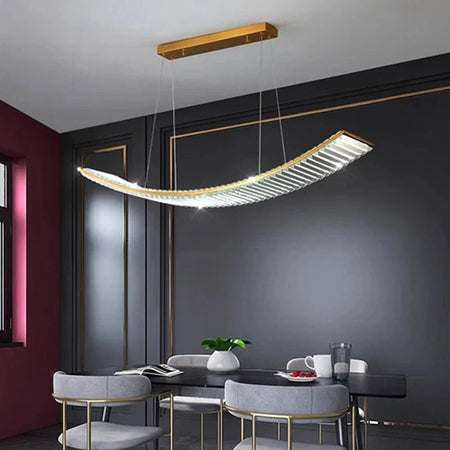 Luminaire Suspension design moderne en cristal – Référence : Mylène4823-ILLUMEEN.COM