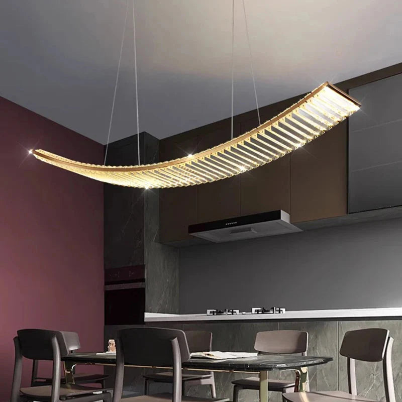 Luminaire Suspension design moderne en cristal – Référence : Mylène4823-ILLUMEEN.COM