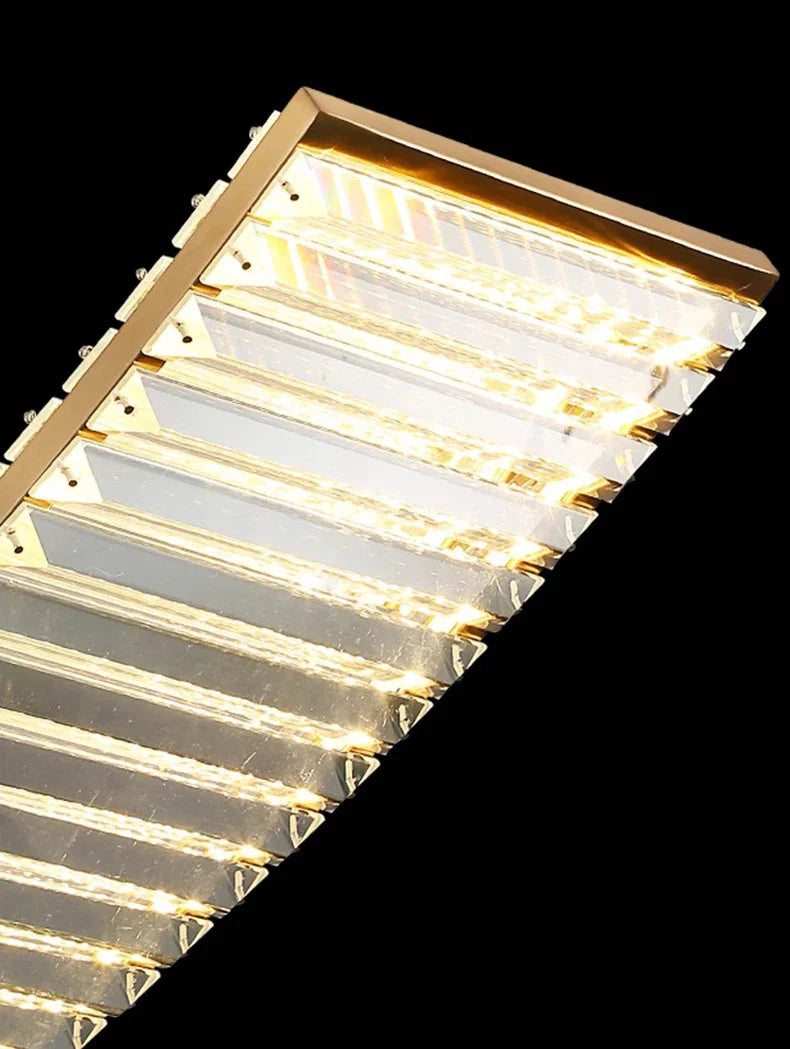 Luminaire Suspension design moderne en cristal – Référence : Mylène4823-ILLUMEEN.COM