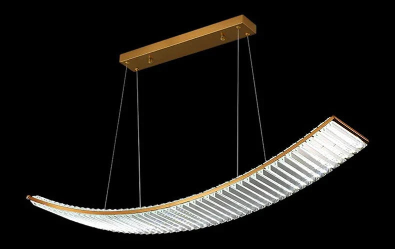 Luminaire Suspension design moderne en cristal – Référence : Mylène4823-ILLUMEEN.COM