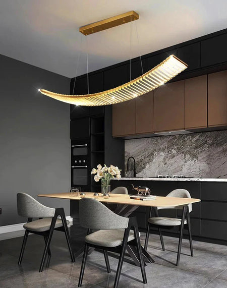 Luminaire Suspension design moderne en cristal – Référence : Mylène4823-ILLUMEEN.COM