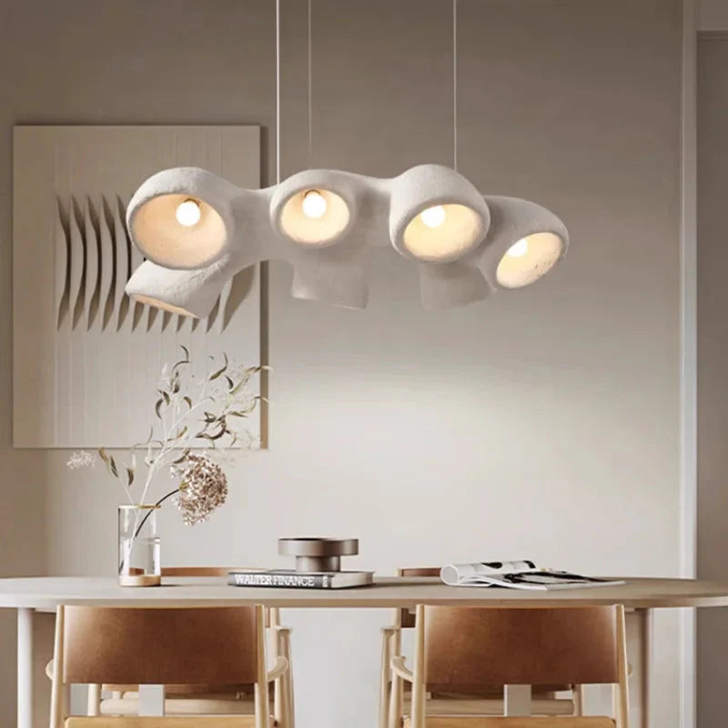 Luminaire Suspension finition brillante blanche – Référence : Azura5678-ILLUMEEN.COM