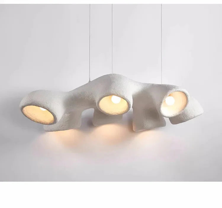 Luminaire Suspension finition brillante blanche – Référence : Azura5678-ILLUMEEN.COM