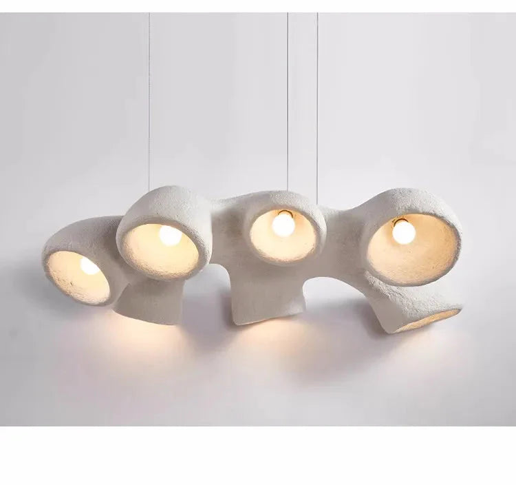 Luminaire Suspension finition brillante blanche – Référence : Azura5678-ILLUMEEN.COM