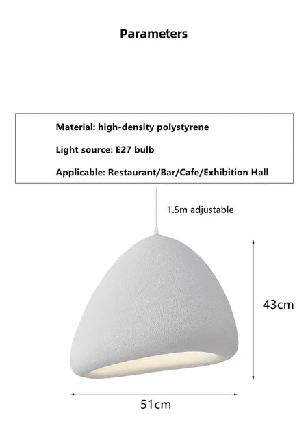 Luminaire Suspension finition élégante en résine – Référence : Althéa5823-ILLUMEEN.COM