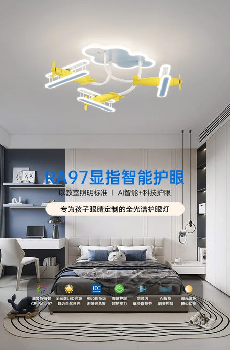 Luminaire Enfant Design Nuage Doux – Référence: Zoé2374-ILLUMEEN.COM