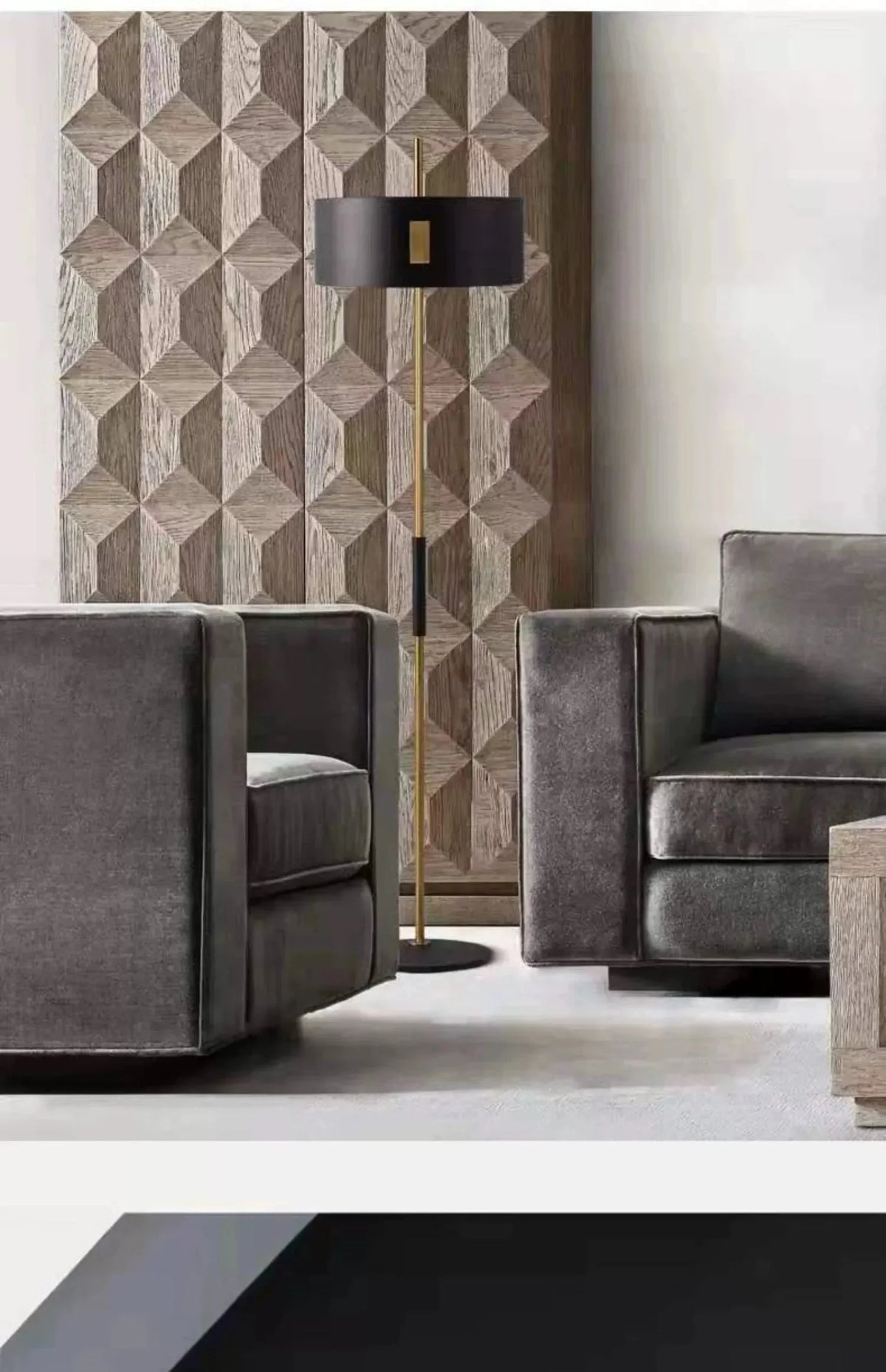 Luminaire Lampadaire style contemporain – Référence : Nélio3745-ILLUMEEN.COM