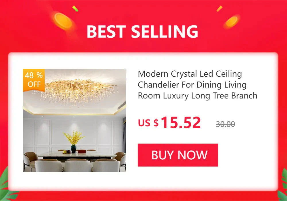 Luminaire Lustre design aérien en verre – Référence : Alvea3278-ILLUMEEN.COM