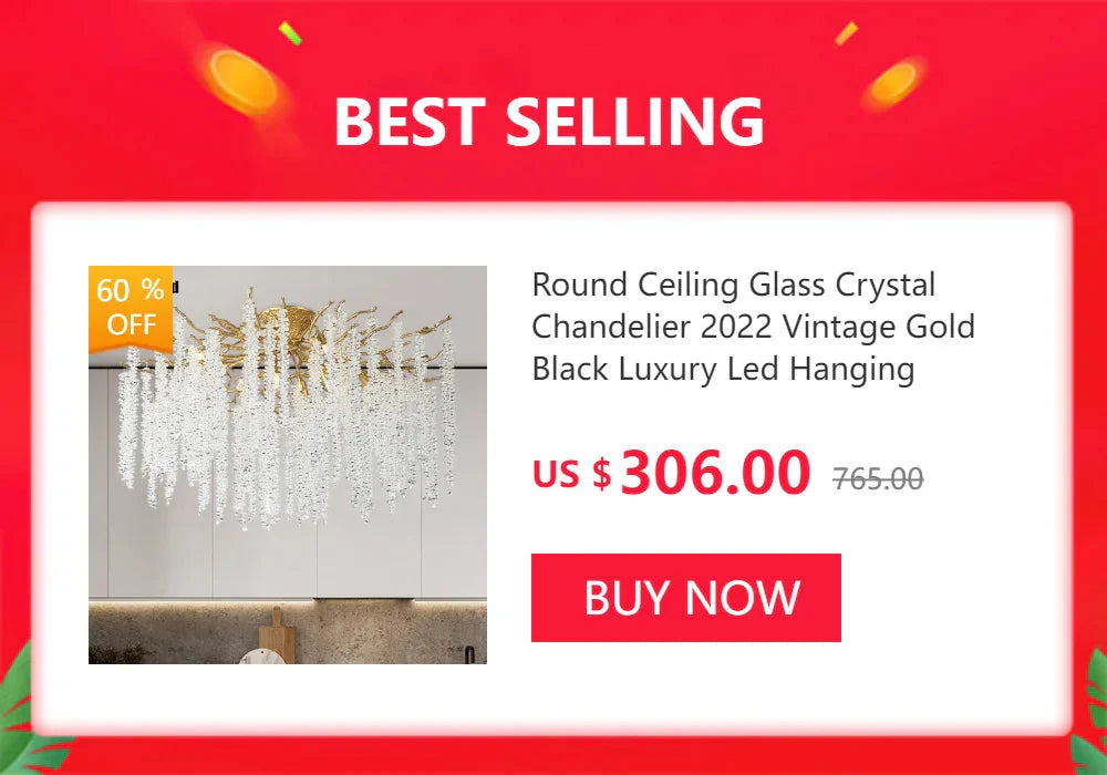 Luminaire Lustre design aérien en verre – Référence : Alvea3278-ILLUMEEN.COM