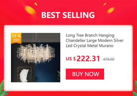 Luminaire Lustre design aérien en verre – Référence : Alvea3278-ILLUMEEN.COM