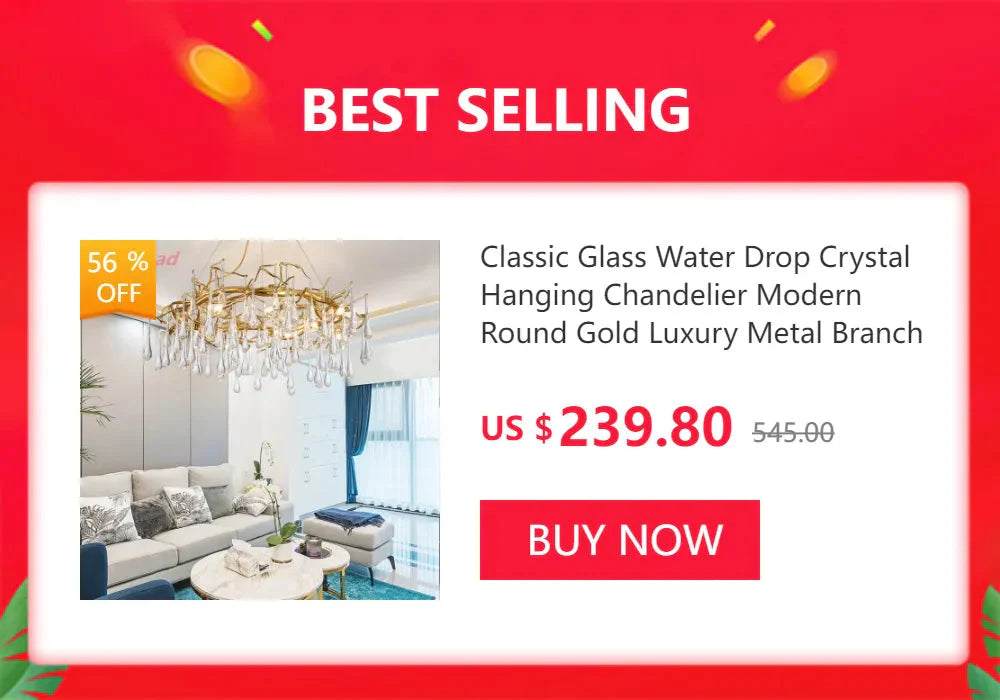 Luminaire Lustre design aérien en verre – Référence : Alvea3278-ILLUMEEN.COM