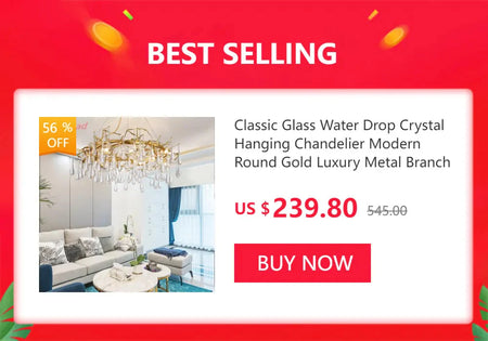 Luminaire Lustre design aérien en verre – Référence : Alvea3278-ILLUMEEN.COM