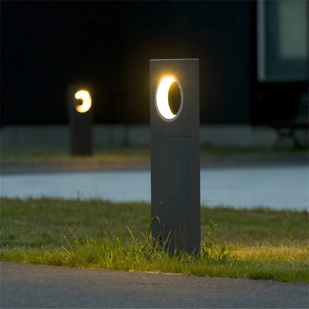 Luminaire Extérieur élégant en aluminium noir – Référence : Léo3471-ILLUMEEN.COM