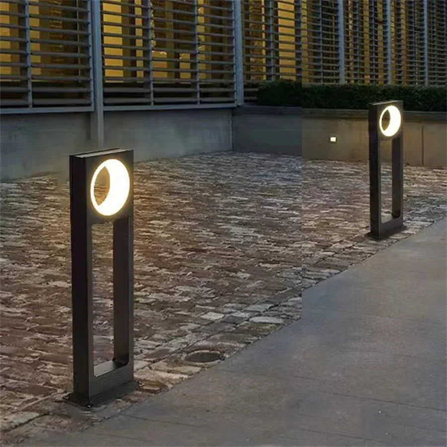 Luminaire Extérieur élégant en aluminium noir – Référence : Léo3471-ILLUMEEN.COM