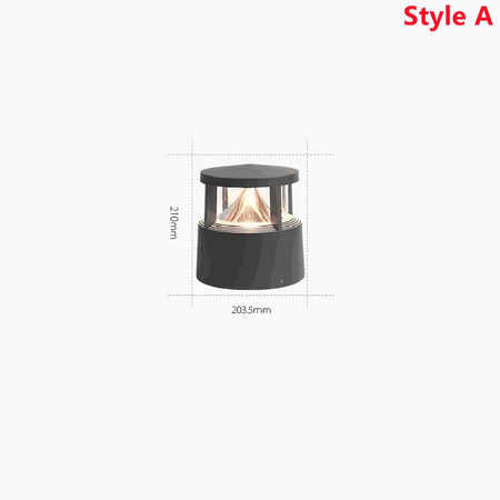 Luminaire Extérieur design moderne en acier inoxydable – Référence : Liora7426-ILLUMEEN.COM
