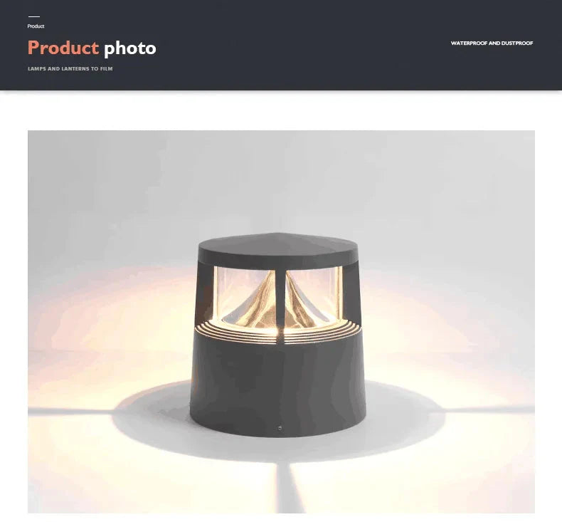 Luminaire Extérieur design moderne en acier inoxydable – Référence : Liora7426-ILLUMEEN.COM