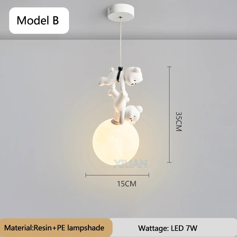 Luminaire Enfant design ours cartoon – Référence: Nova0123-ILLUMEEN.COM