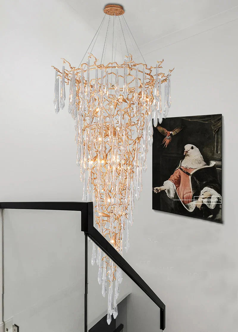 Luminaire Lustre chandelier en cristal moderne – Référence : Elowen3741-ILLUMEEN.COM