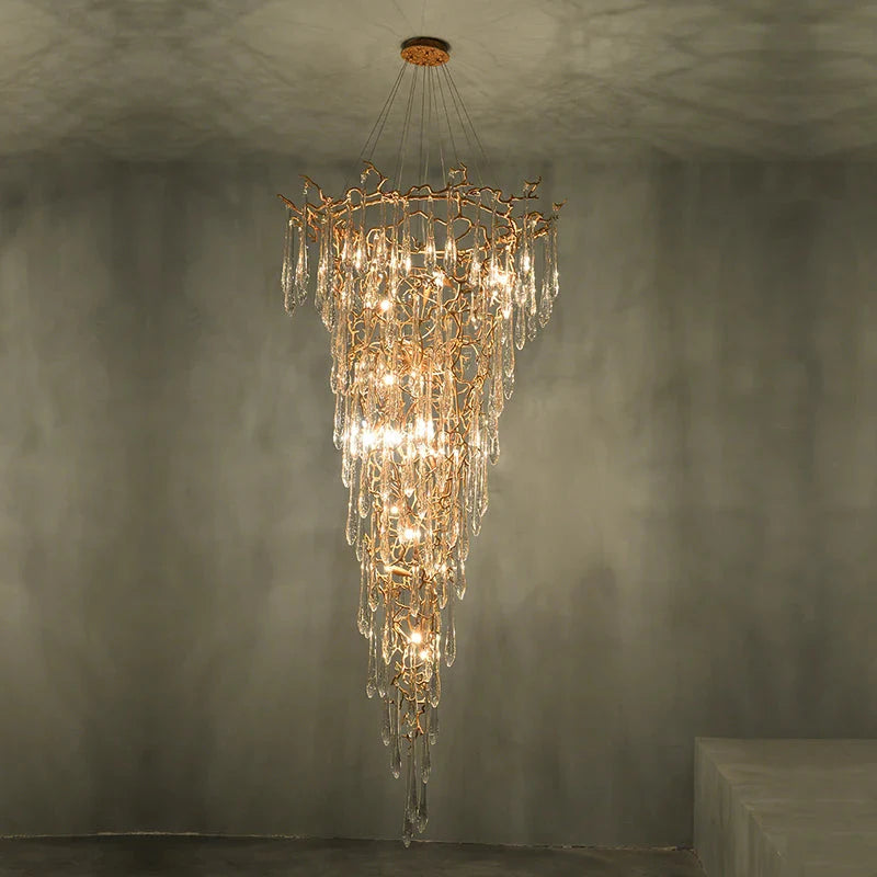 Luminaire Lustre chandelier en cristal moderne – Référence : Elowen3741-ILLUMEEN.COM