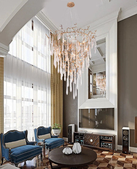 Luminaire Lustre chandelier en cristal moderne – Référence : Elowen3741-ILLUMEEN.COM
