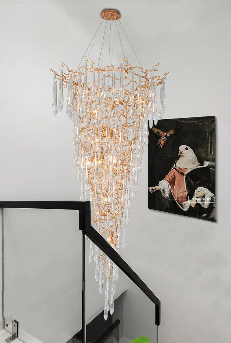 Luminaire Lustre chandelier en cristal moderne – Référence : Elowen3741-ILLUMEEN.COM