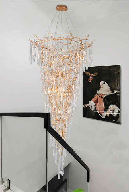 Luminaire Lustre chandelier en cristal moderne – Référence : Elowen3741-ILLUMEEN.COM