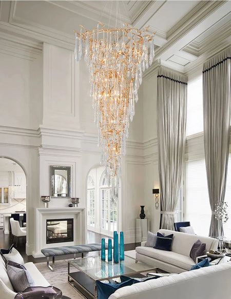 Luminaire Lustre chandelier en cristal moderne – Référence : Elowen3741-ILLUMEEN.COM