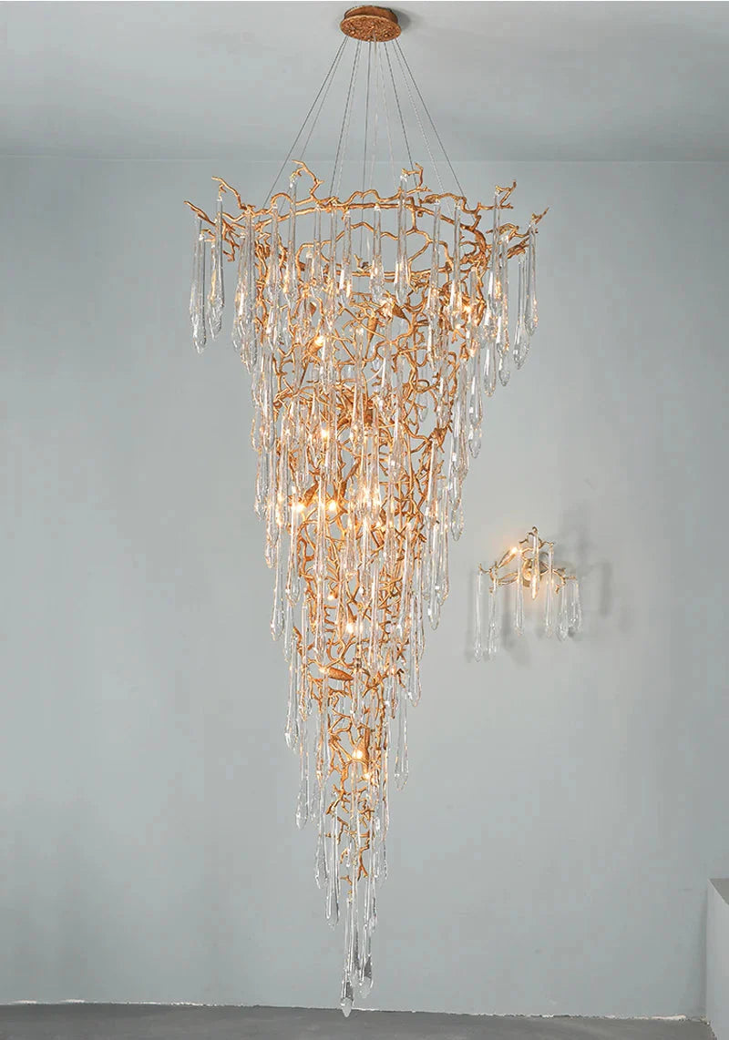 Luminaire Lustre chandelier en cristal moderne – Référence : Elowen3741-ILLUMEEN.COM