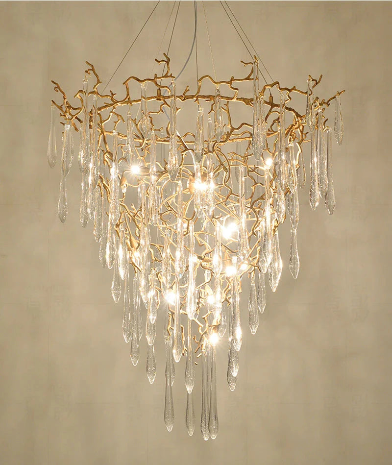 Luminaire Lustre chandelier en cristal moderne – Référence : Elowen3741-ILLUMEEN.COM