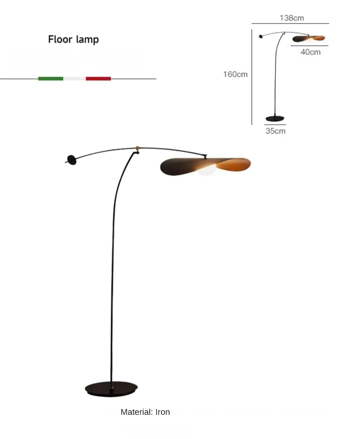 Luminaire Lampadaire design nordique – Référence : Émilien5738-ILLUMEEN.COM
