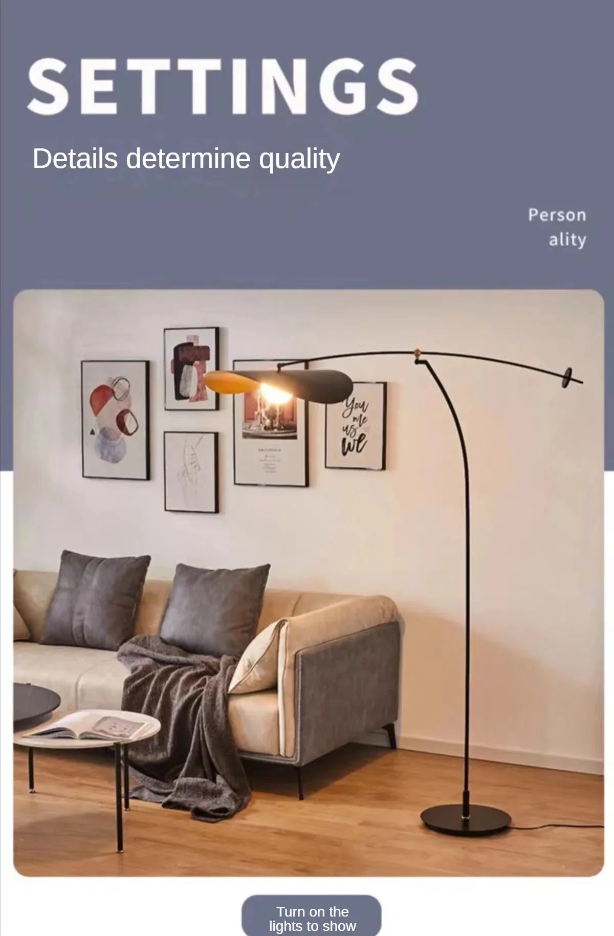 Luminaire Lampadaire design nordique – Référence : Émilien5738-ILLUMEEN.COM