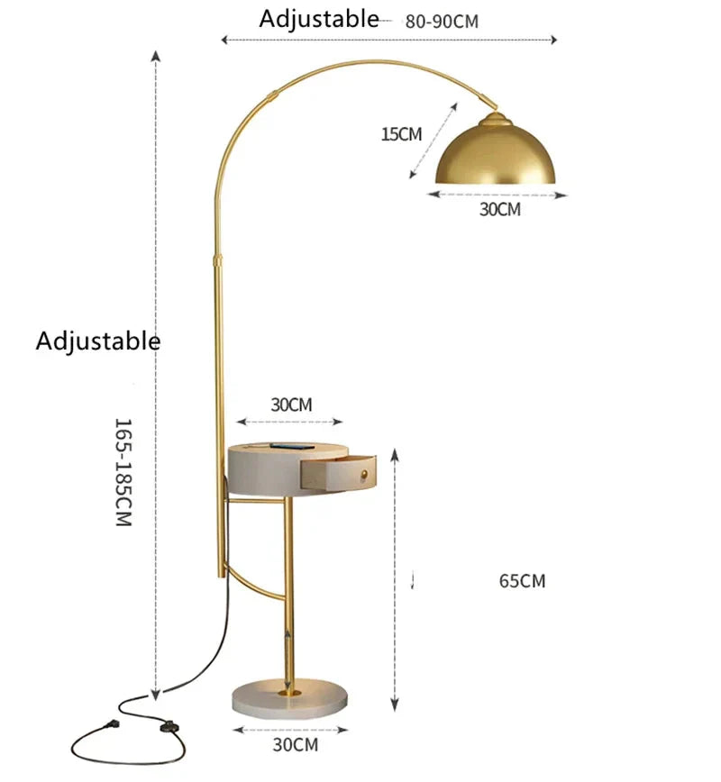 Luminaire Lampadaire design élégant – Référence : Léo3851-ILLUMEEN.COM