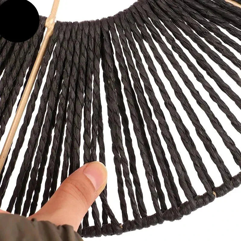 Luminaire Abat-Jour style boho brun – Référence : Maël-ILLUMEEN.COM