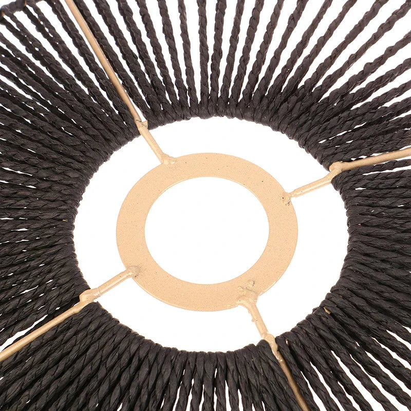 Luminaire Abat-Jour style boho brun – Référence : Maël-ILLUMEEN.COM