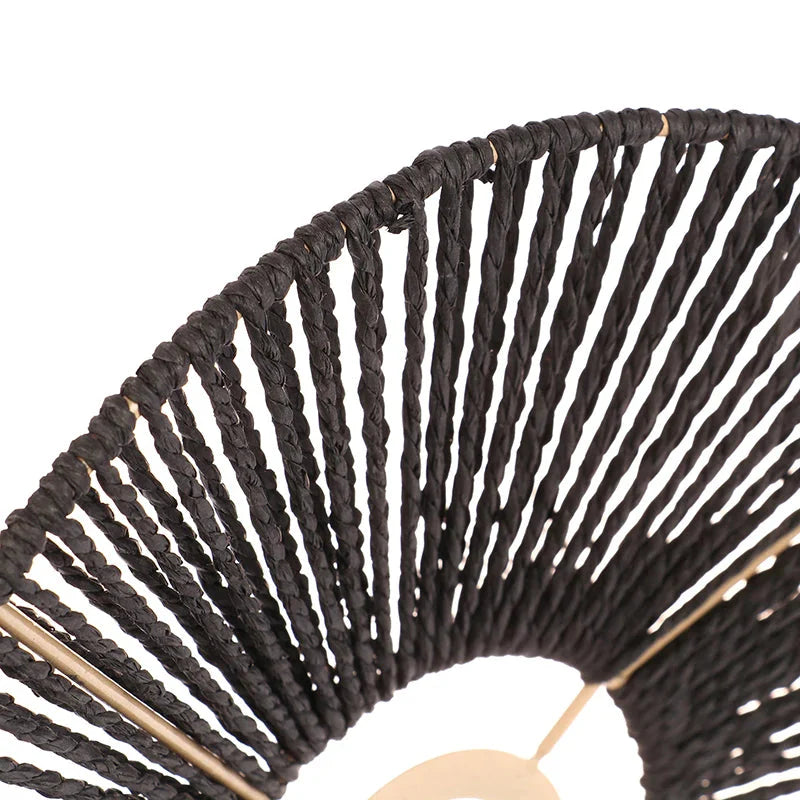 Luminaire Abat-Jour style boho brun – Référence : Maël-ILLUMEEN.COM