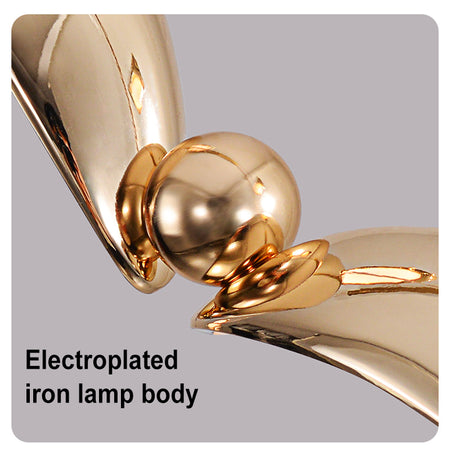 Luminaire Applique Murale arc doré – Référence: Ana1045-ILLUMEEN.COM