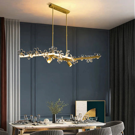 Luminaire Suspension finition cristal brillant – Référence : Marisol4872-ILLUMEEN.COM