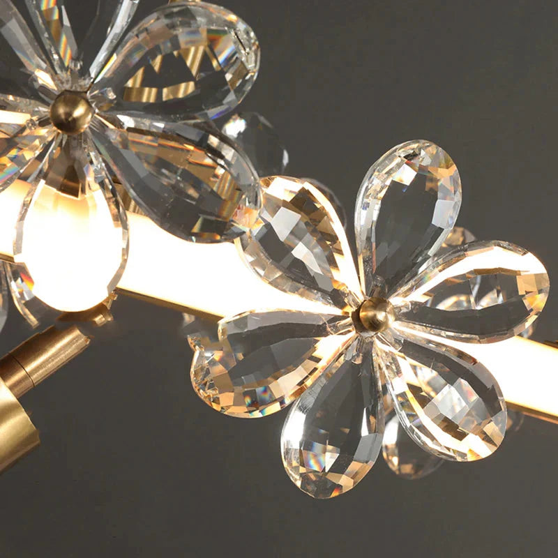 Luminaire Suspension finition cristal brillant – Référence : Marisol4872-ILLUMEEN.COM