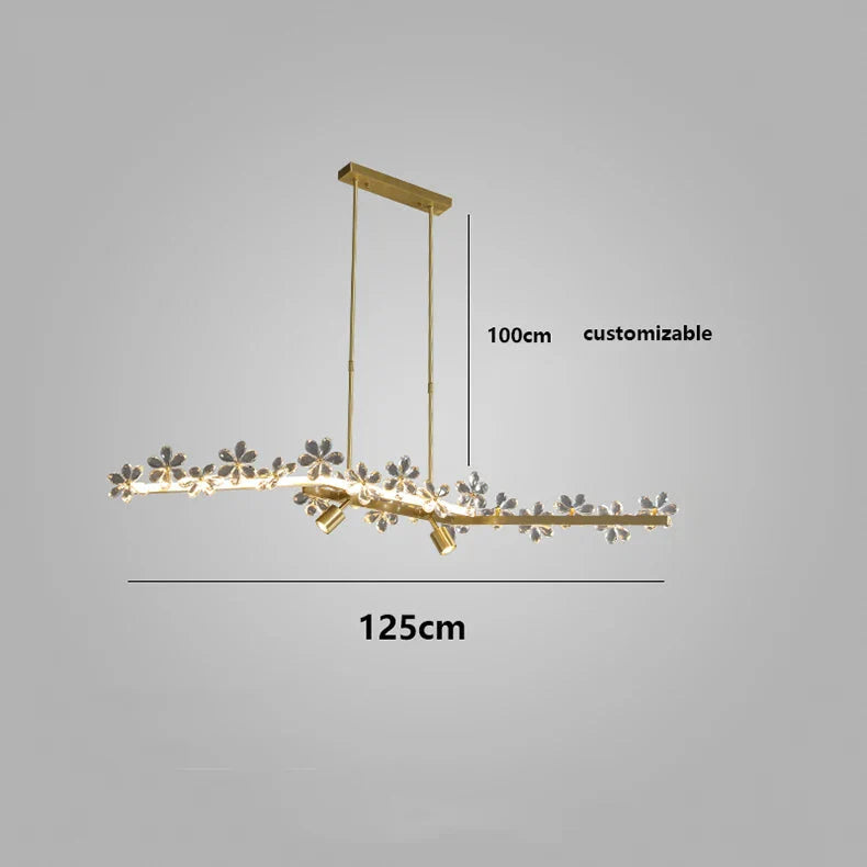 Luminaire Suspension finition cristal brillant – Référence : Marisol4872-ILLUMEEN.COM