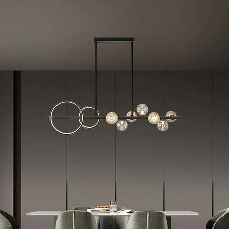 Luminaire Suspension éclatant en cristal – Référence : Nolwen4328-ILLUMEEN.COM