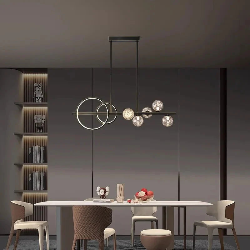 Luminaire Suspension éclatant en cristal – Référence : Nolwen4328-ILLUMEEN.COM