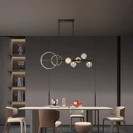 Luminaire Suspension éclatant en cristal – Référence : Nolwen4328-ILLUMEEN.COM