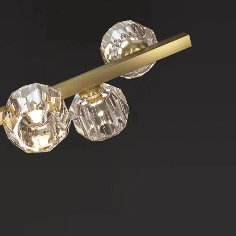 Luminaire Suspension éclatant en cristal – Référence : Nolwen4328-ILLUMEEN.COM