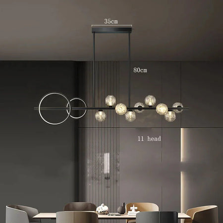 Luminaire Suspension éclatant en cristal – Référence : Nolwen4328-ILLUMEEN.COM