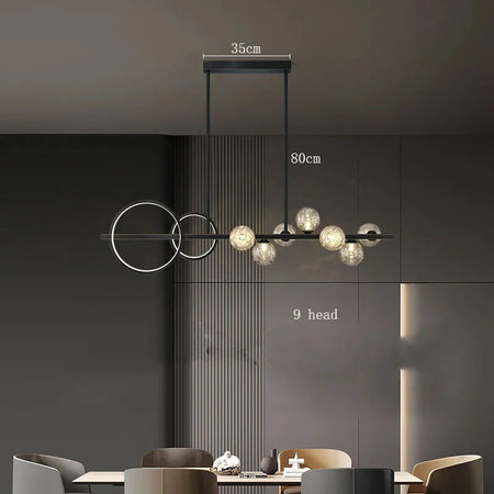 Luminaire Suspension éclatant en cristal – Référence : Nolwen4328-ILLUMEEN.COM